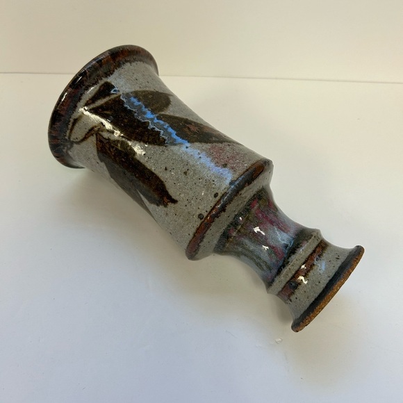 Studio Pottery Vase/candle holder/crafted style of the Leach Pottery trad - Picture 7 of 7